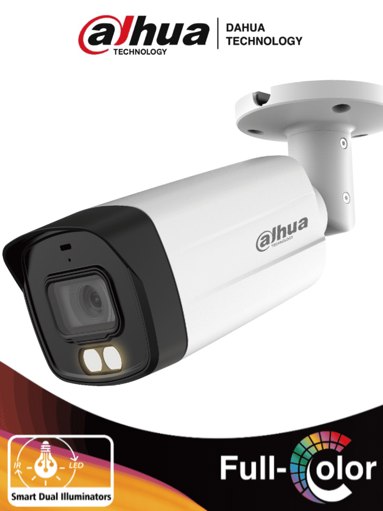 DAHUA HAC-HFW1509TMN-IL-A - Cámara Bullet de 5 MP con Iluminador Dual Inteligente y Full Color. Equipado con lente de 2.8 mm y un ángulo de visión de 111° y con micrófono integrado. Ofrece iluminación visible hasta 40 mts, WDR de 130 dB DAHUA HAC-HFW1509TMN-IL-A - Cámara Bullet de 5 MP con Iluminador Dual Inteligente y Full Color. Equipado con lente de 2.8 mm y un ángulo de visión de 111° y con micrófono integrado. Ofrece iluminación visible hasta 40 mts, WDR de 130 dB
